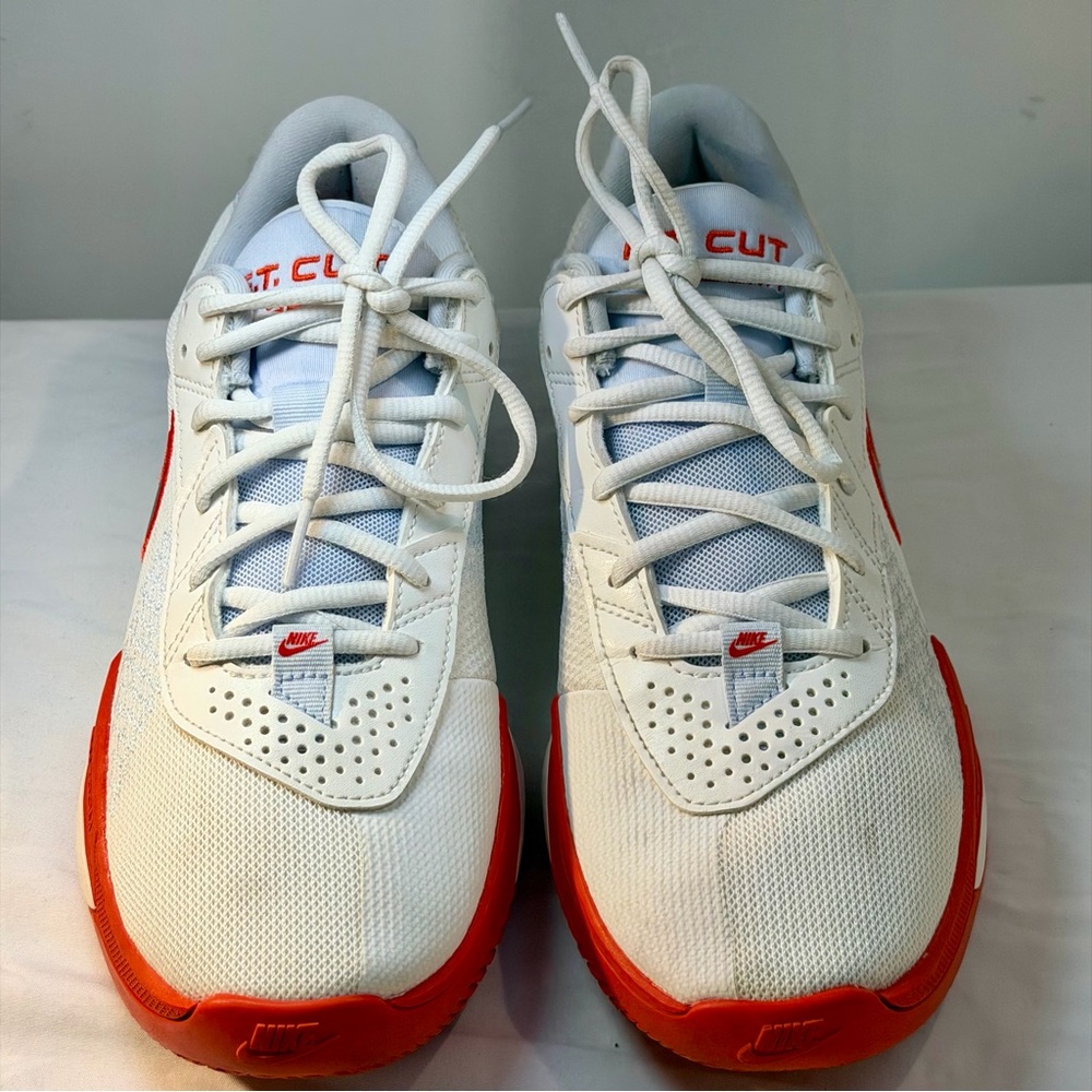 Nike  G.T. Cut Academy Men’s Basketball White and Red Sneakers